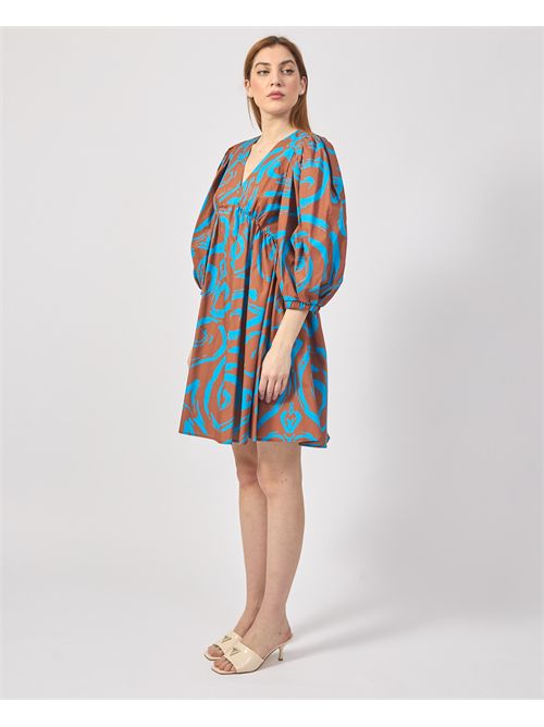 Silvian Heach Women's Short Dress with Ruffle Sleeves SILVIAN HEACH | GPP25385VETRIBAL